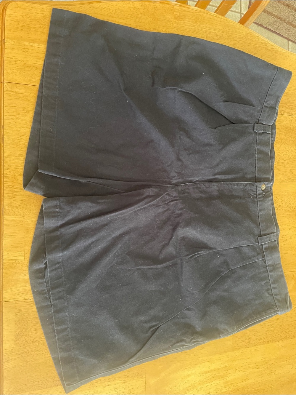 Men's Flat Front Shorts - Dark Navy
